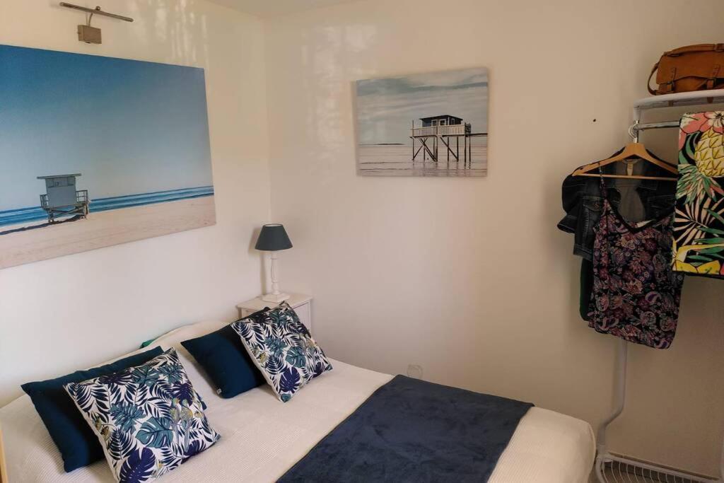 Nid Douillet F2, Clim, Jardin, Piscine, Parking, Plage 200 M Palavas Kültér fotó